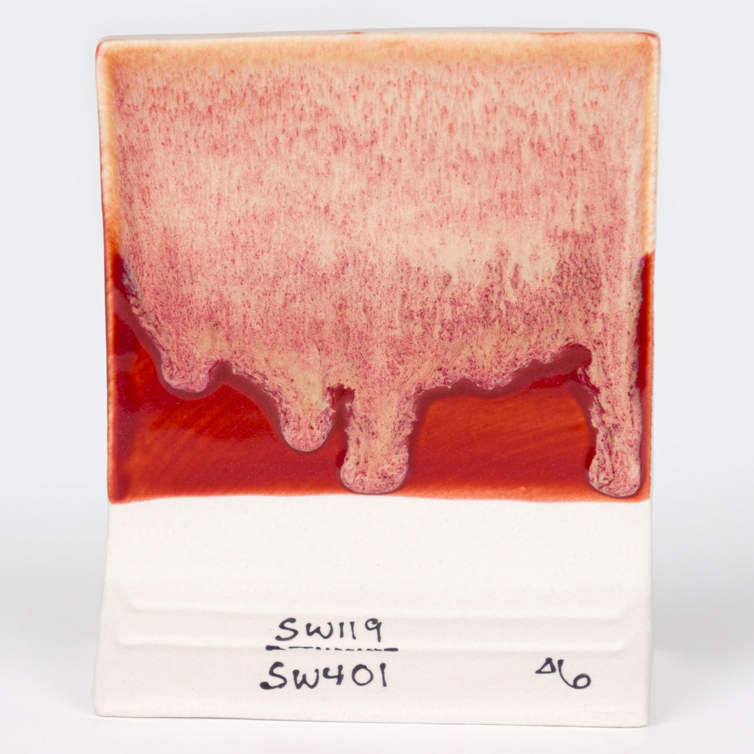 Pod SW119 Cinnabar, cone 6 – oxidace