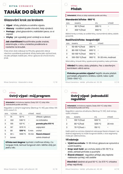 Tahák do dílny – kartičky na kroužek