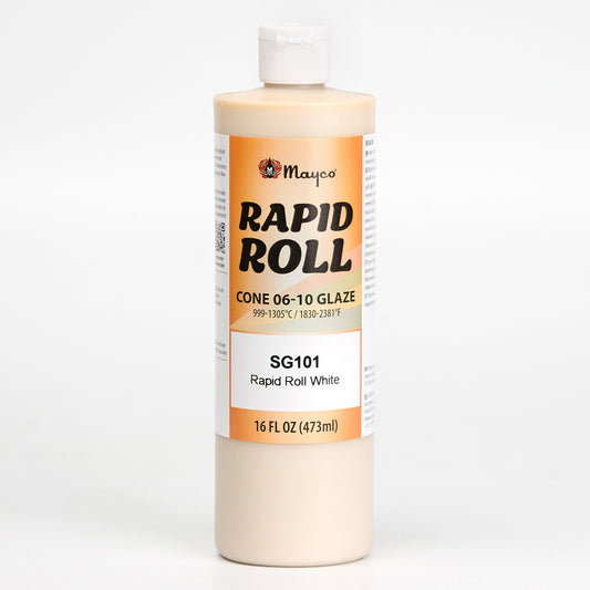 Glazura Mayco Rapid Roll SG-101 White